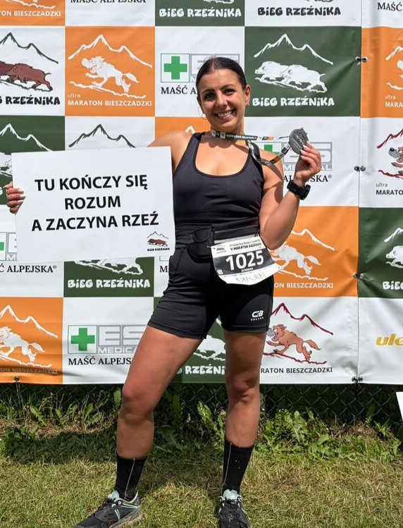 Policjantka z Ustrzyk Dolnych na podium Biegu Rzeźnika