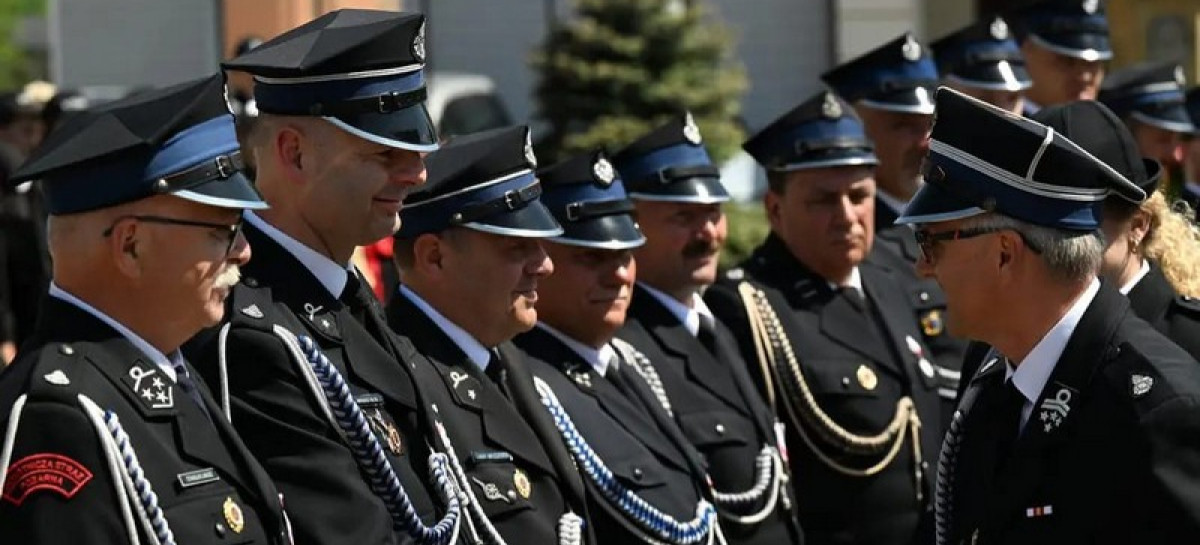 Doceniony za serce do służby – aspirant Arkadiusz Pałys z medalem „Za Zasługi dla Pożarnictwa”