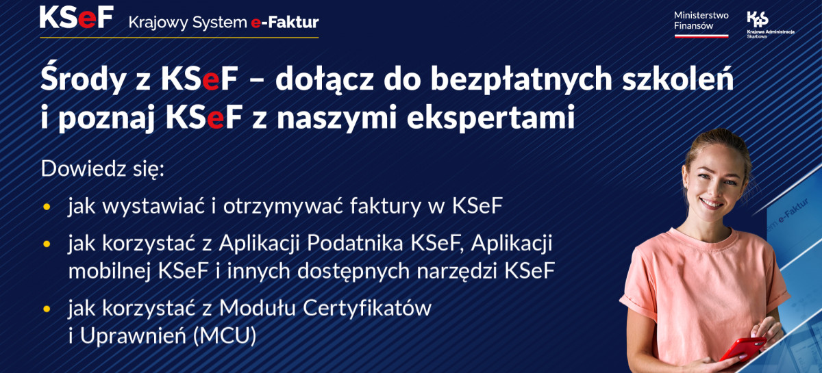 SANOK: Cykl szkoleń stacjonarnych dla przedsiębiorców pn. „Środy z KSeF”