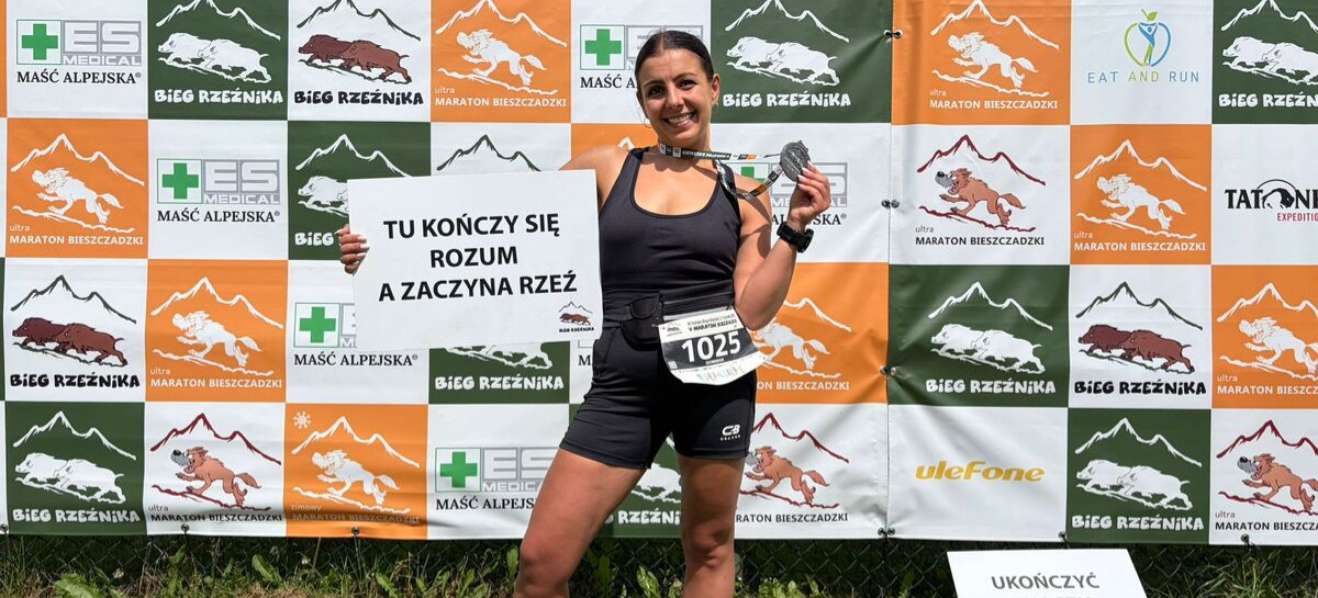 Policjantka z Ustrzyk Dolnych na podium Biegu Rzeźnika