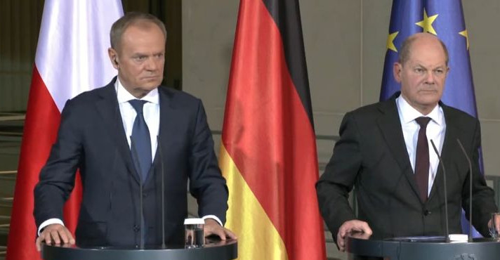 Konferencja Premiera Donalda Tuska oraz Kanclerza Niemiec Olafa Scholza(VIDEO)