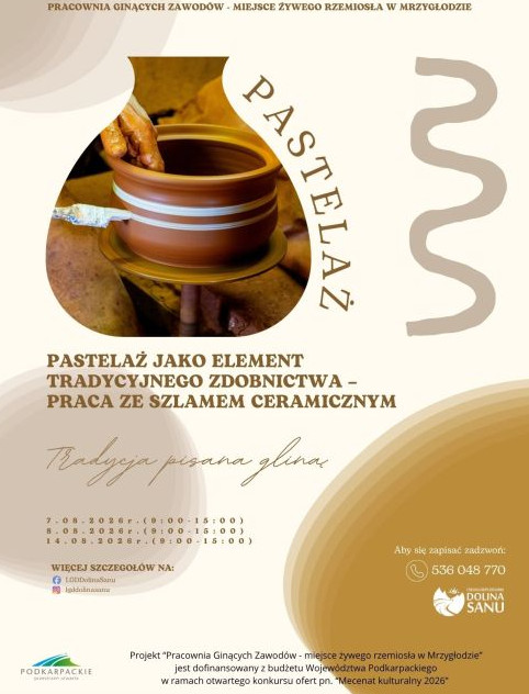 Odkryj magię ceramiki w Mrzygłodzie. Ruszają zapisy na wyjątkowe warsztaty pastelażu!