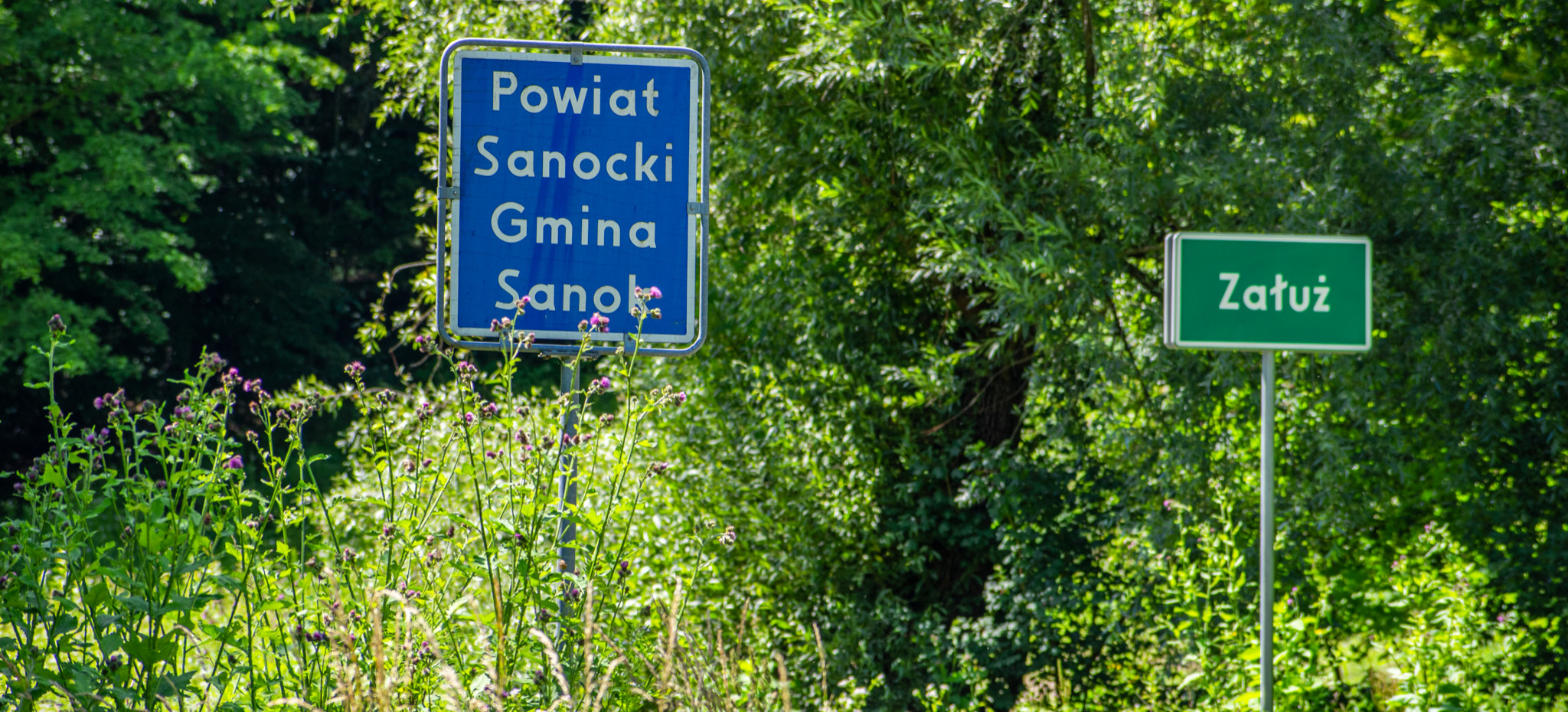 Wypadek w Załużu. Zderzenie dwóch pojazdów