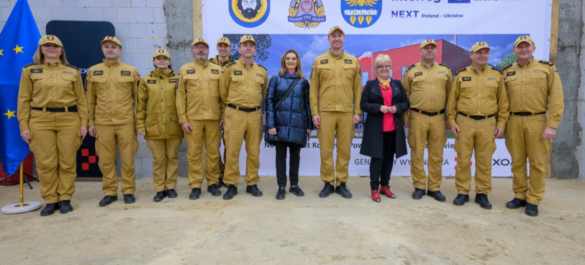 Uroczyste rozpoczęcie budowy nowej komendy Straży Pożarnej w Brzozowie (ZDJĘCIA)