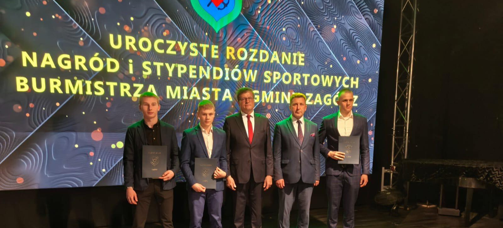 Zawodnicy TEXOM Samuraj Sanok nagrodzeni przez Burmistrza Zagórza