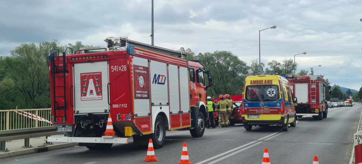 Tragiczne zdarzenie na ul. Przemyskiej w Sanoku. Kierowca nie żyje. Nie żyje 88-letni kierowca