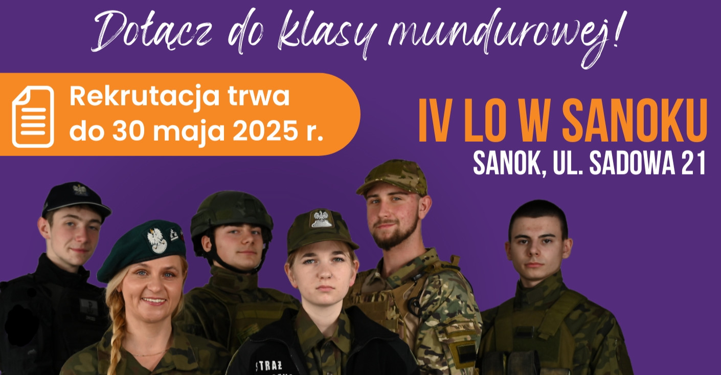 Nowe kierunki w Sanoku – wybierz mundur, przyszłość, działanie!
