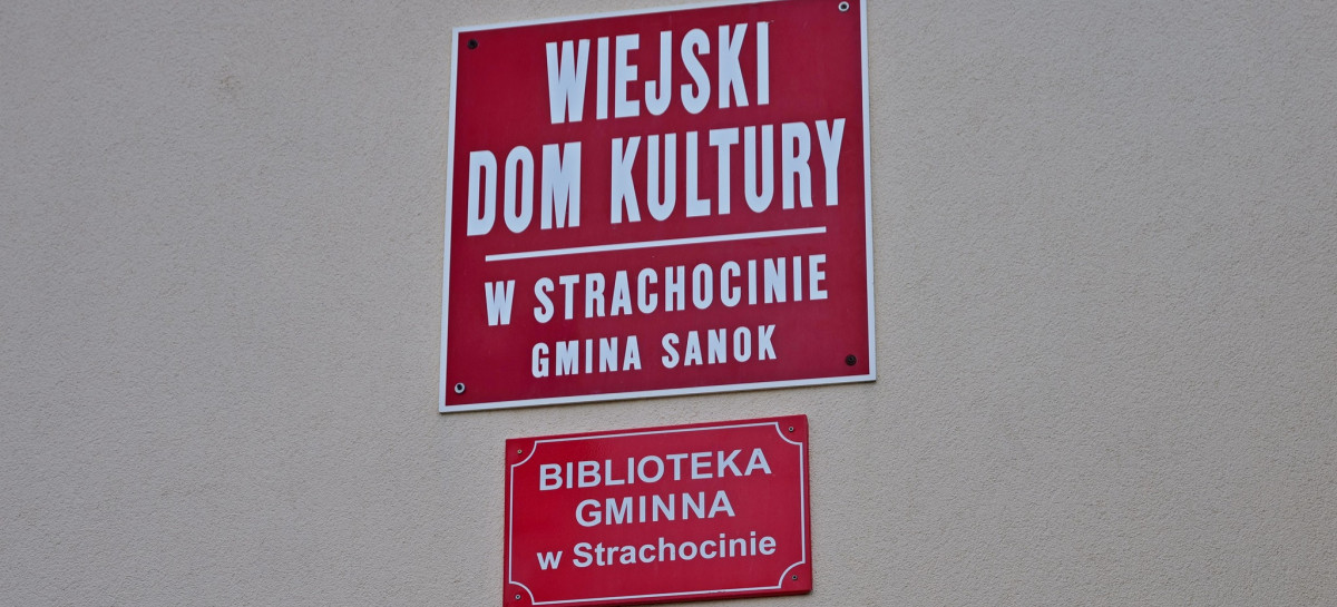 Trwa remont Wiejskiego Domu Kultury w Strachocinie