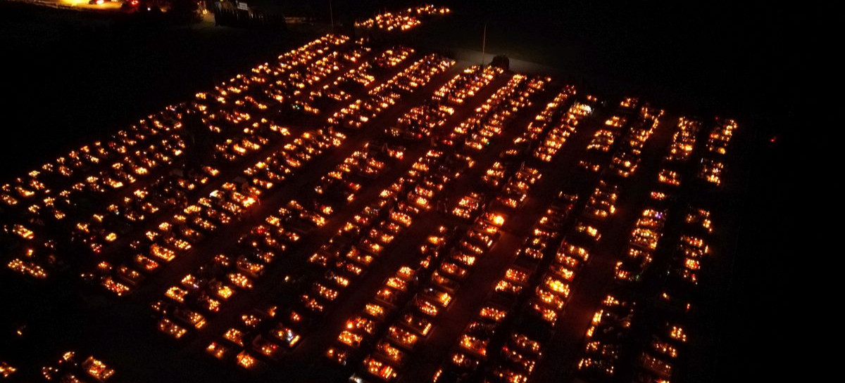 SANOK: Cmentarz południowy z lotu ptaka [VIDEO, ZDJĘCIA]