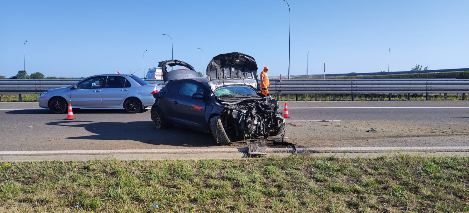 REGION. Wypadek na A4. 2-letnie dziecko w szpitalu! (ZDJĘCIA)