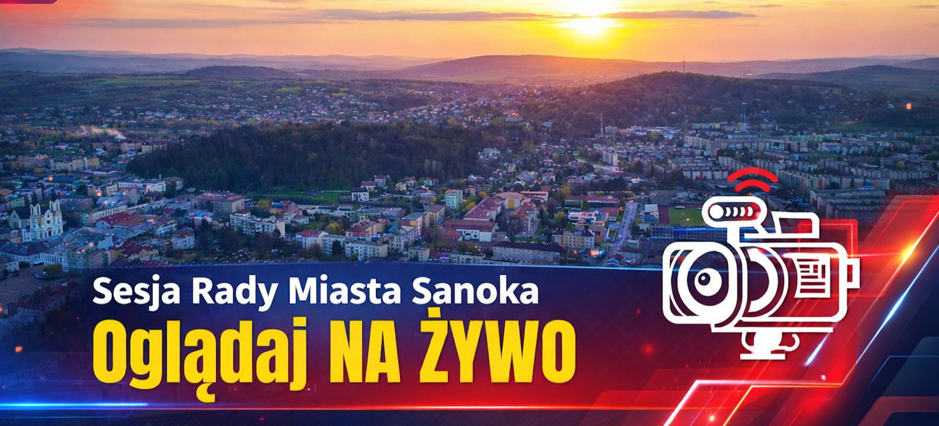 SANOK: Sesja Rady Miasta Sanoka. OGLĄDAJ NA ŻYWO