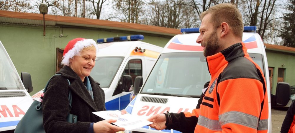 Świąteczne upominki dla ratowników medycznych