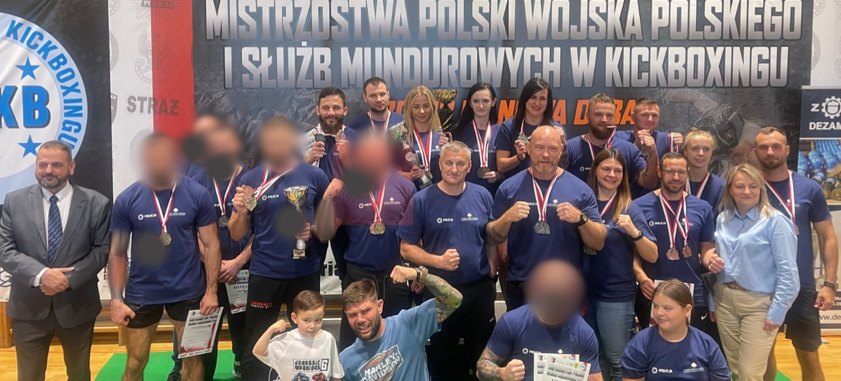 6 medali w Kickboxingu dla policjantów z podkarpackiego garnizonu