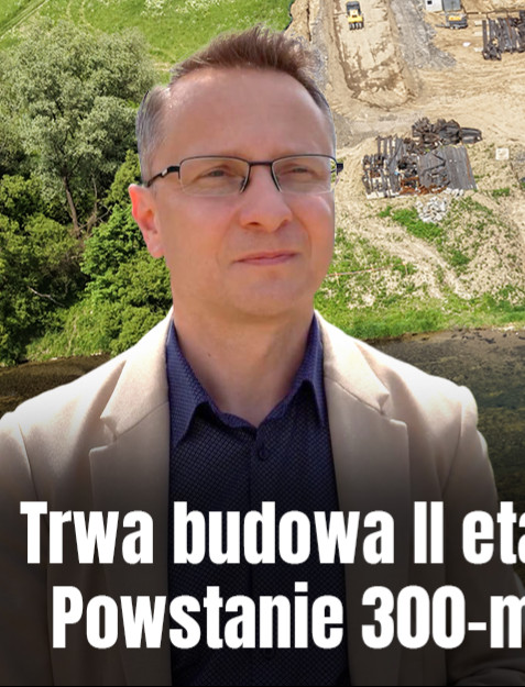 Trwa budowa II etapu obwodnicy Sanoka. Powstanie 300-metrowy most [VIDEO]