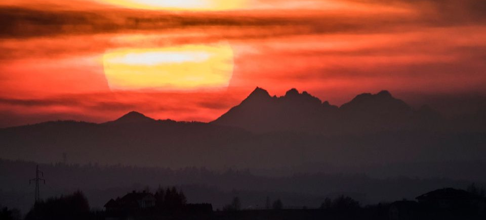 Tatry z Malawy o zachodzie słońca! Wyjątkowy widok (ZDJĘCIA)