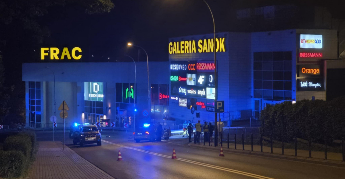 SANOK. Wypadek na ulicy Jagiellońskiej. NOWE INFORMACJE [ZDJĘCIA]