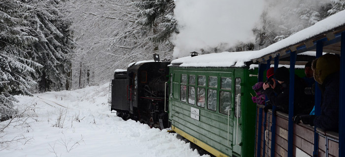 Zima na bieszczadzkim kolejowym szlaku (ZDJĘCIA)
