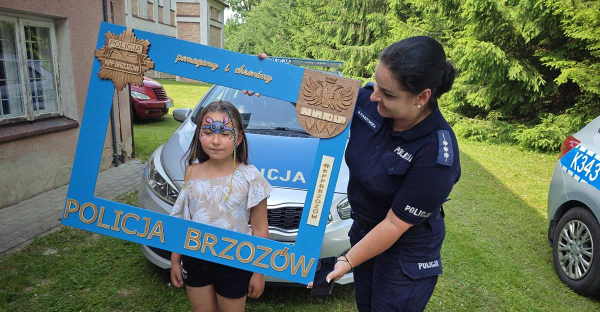 Rodzinny Piknik w Orzechówce z policyjnym akcentem. Bezpieczeństwo, uśmiech i wspólna zabawa