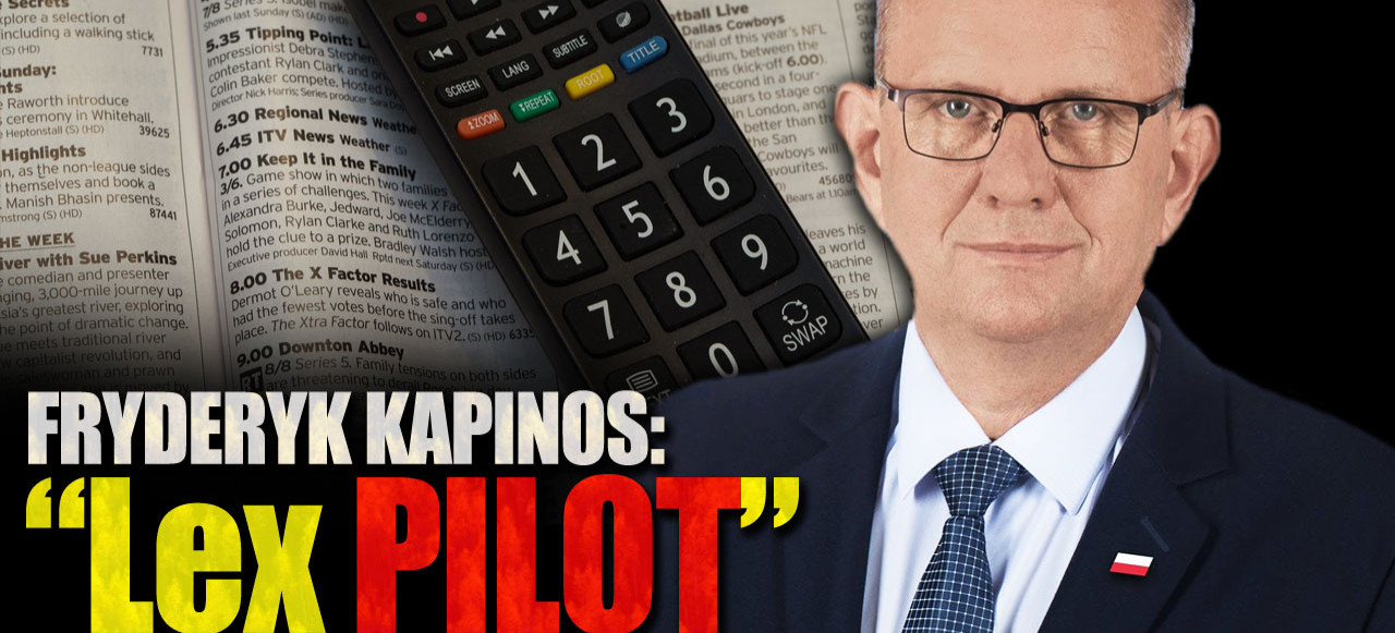Fryderyk Kapinos: “Lex pilot” To ustawa prokonsumencka!