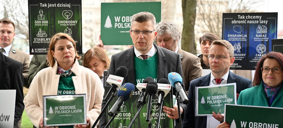 Minister MARCIN WARCHOŁ: Zbieramy podpisy w obronie Polskich Lasów. UE wyciąga rękę po cudze ?! (VIDEO)
