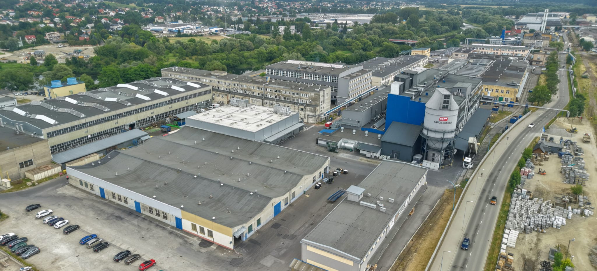 Pożar w jednym z zakładów produkcyjnych w Sanoku