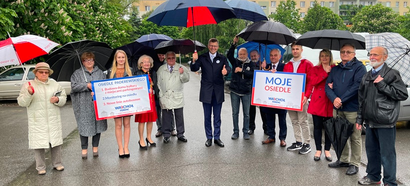 Marcin Warchoł i jego program dla osiedla Paderewskiego (FOTO)