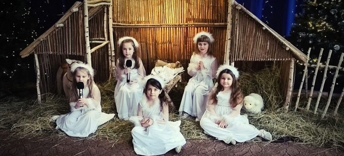 Zespół Anielskie Nutki z SPP4 w Sanoku zdobywa III miejsce w „Muzycznej Kurtynie” [VIDEO]