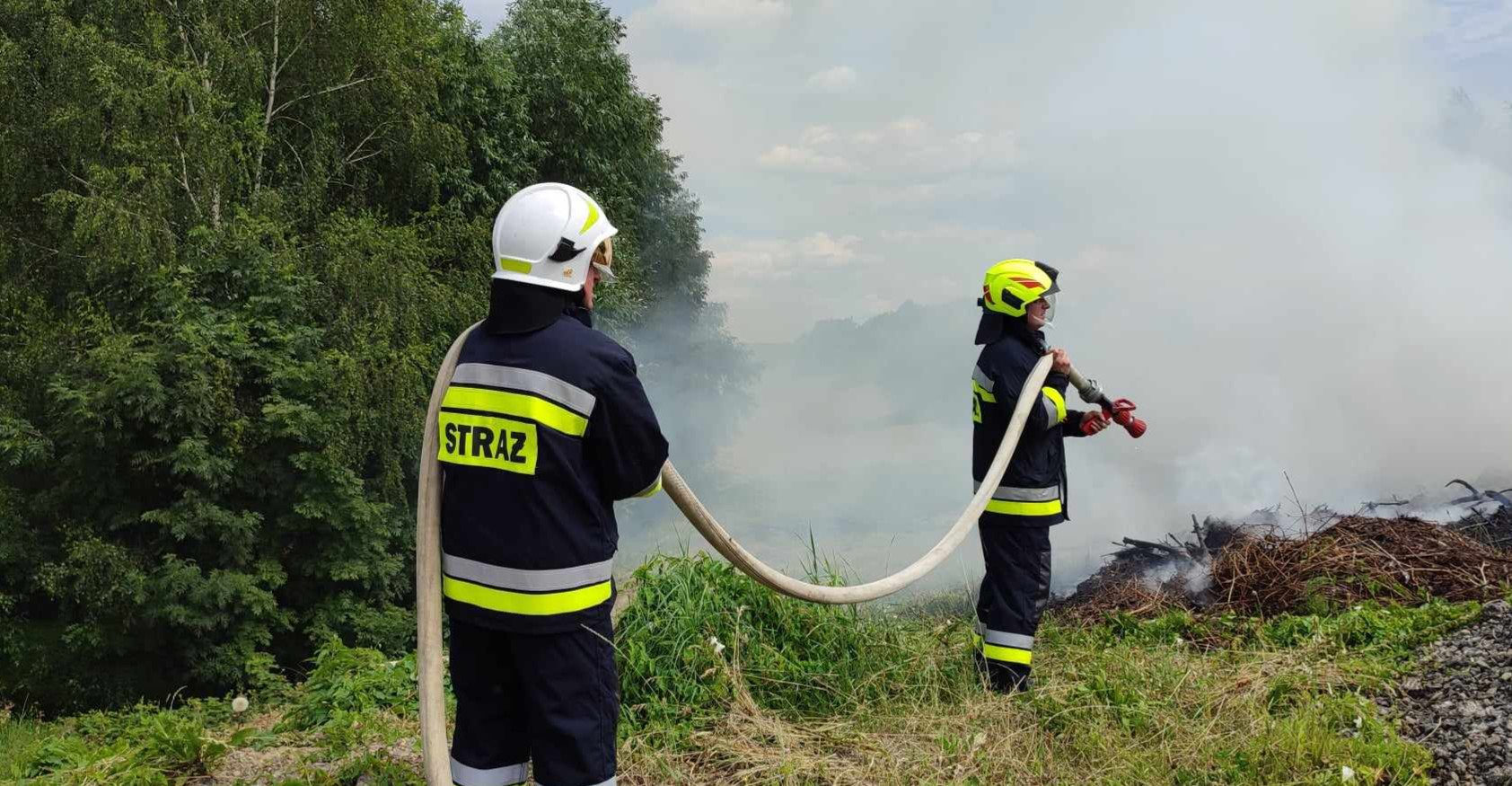 Pożar traw. Nie żyje 84-letni mężczyzna!