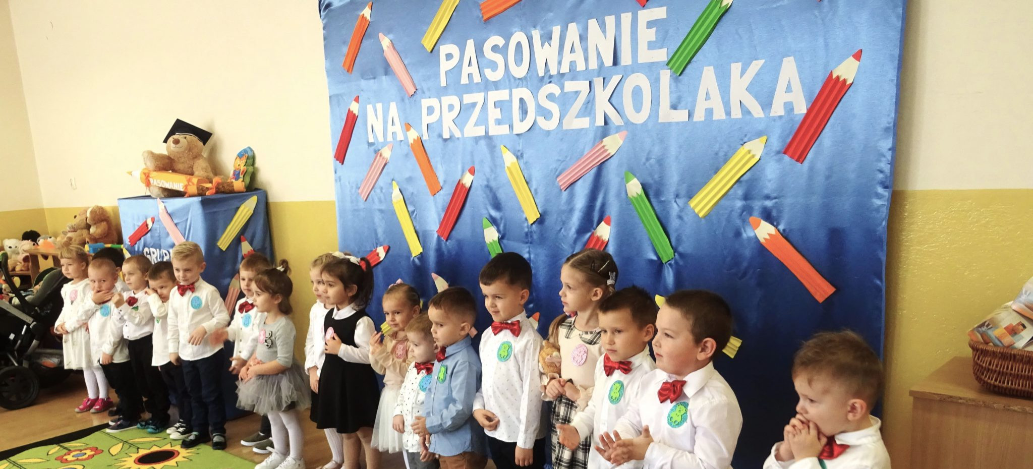 Pasowanie na Przedszkolaka w Zespole Szkolno -Przedszkolnym w Humniskach