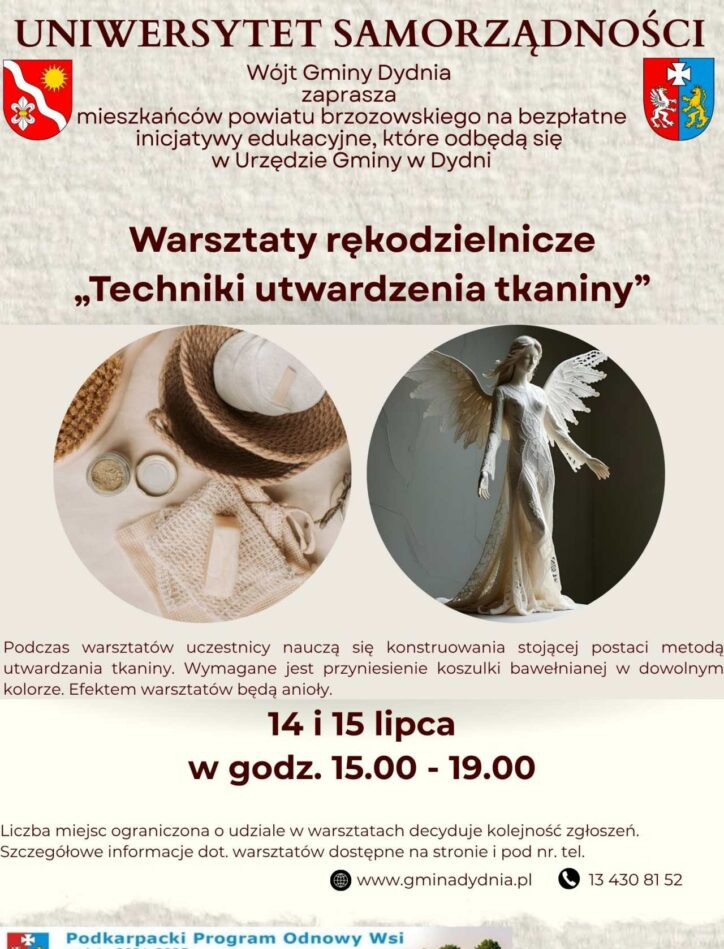 Zaproszenie na bezpłatne warsztaty