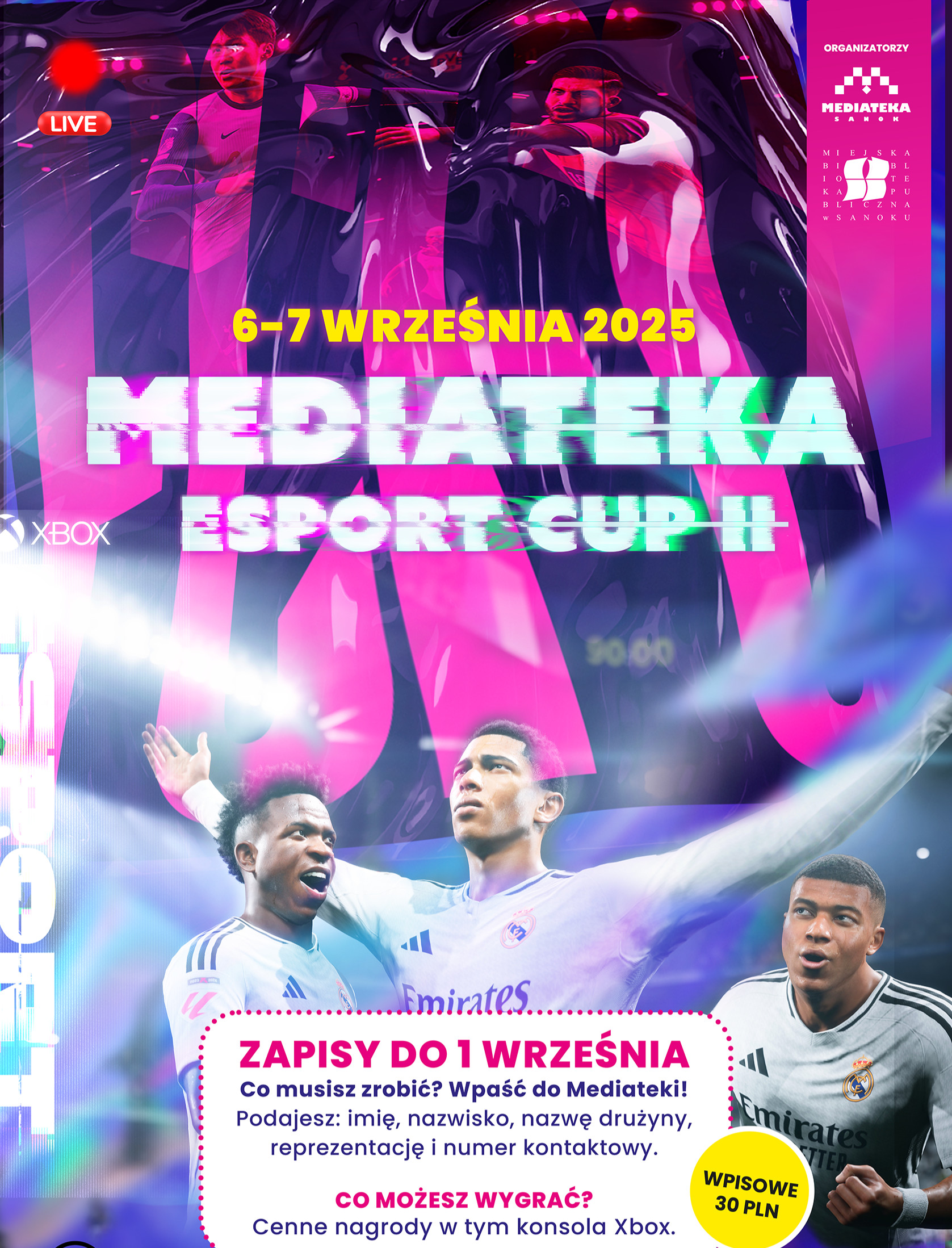 Ruszają zapisy na turniej MEDIATEKI ESPORT CUP II