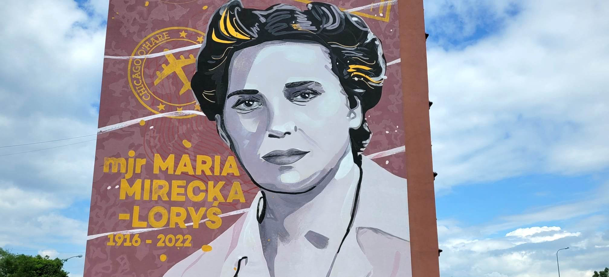 NISKO. Mural pomnik Marii Mireckiej – Loryś odsłonięty