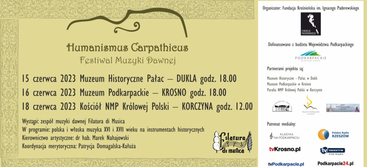 Humanismus Carpathicus. Festiwal Muzyki Dawnej