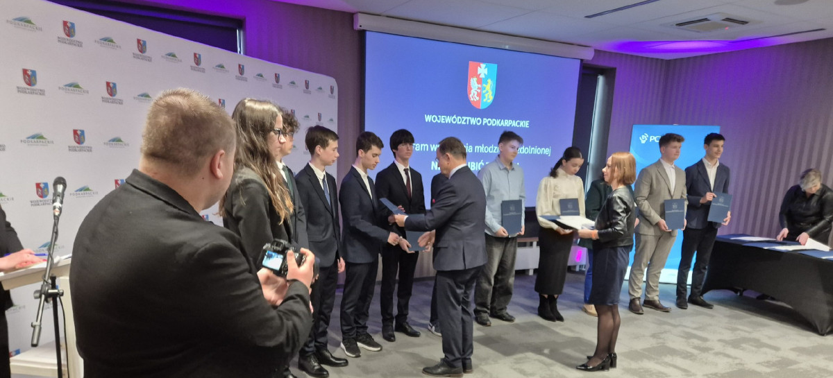 Michał Kluczyński stypendystą wojewódzkiego programu „Nie zagubić talentu”