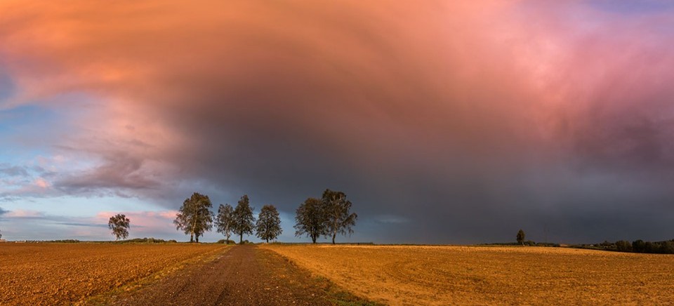Niż Mortimer i przepiękne niebo nad Sędziszowem Małopolskim! (FOTO)