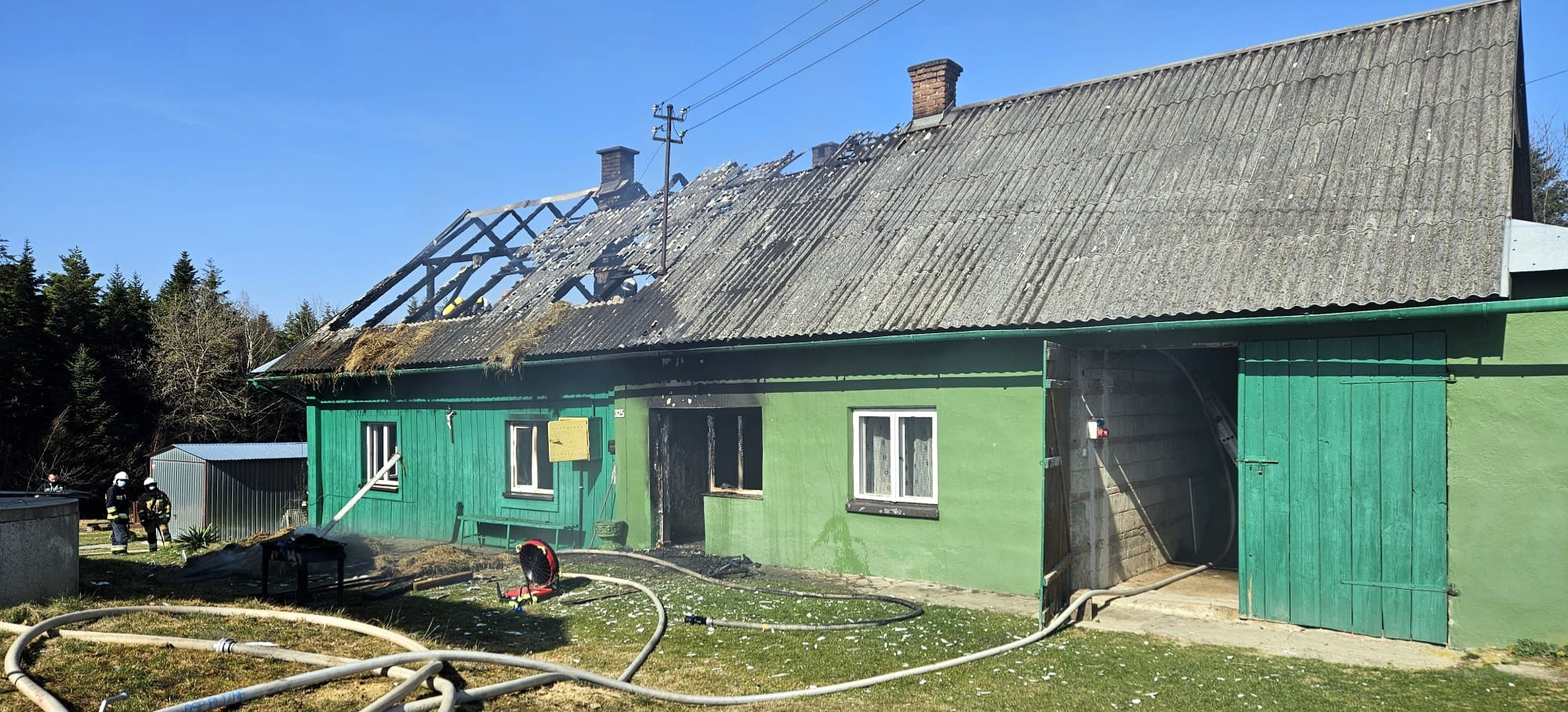 Tragiczny pożar w Orzechówce. Nie żyje 90-letnia kobieta