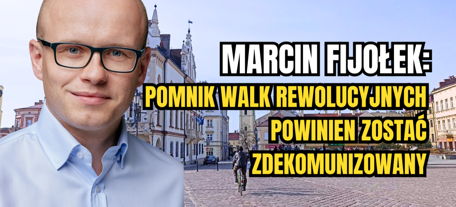 RZESZÓW. Marcin Fijołek: Pomnik powinien zostać zdekomunizowany (WYWIAD VIDEO)