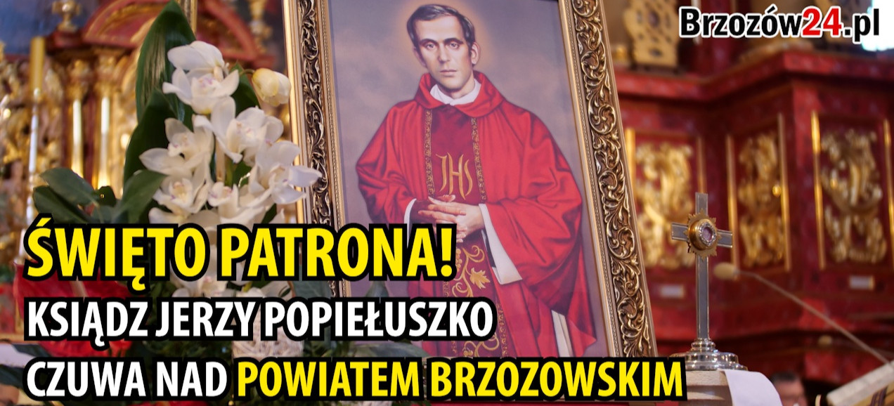 Święto patrona! Ksiądz Jerzy Popiełuszko czuwa nad powiatem brzozowskim (VIDEO Z LOTU PTAKA, ZDJĘCIA)