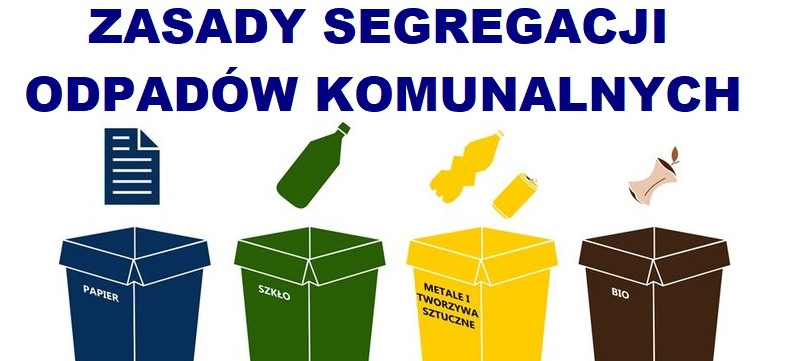 Przypominamy o zasadach segregacji odpadów komunalnych obowiązujących na terenie Gminy Zagórz