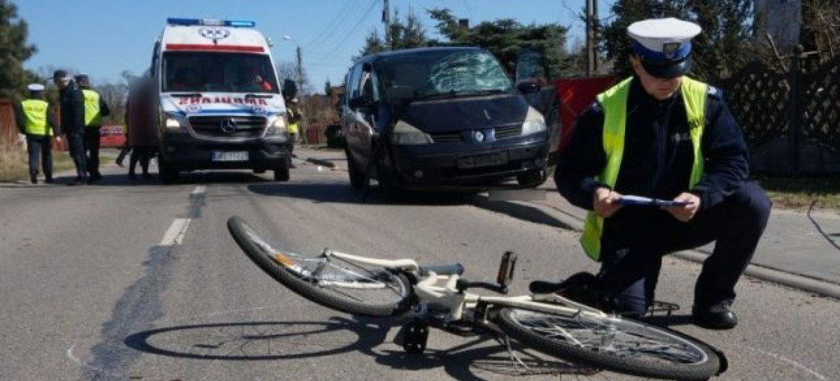 SANOK: Wypadek z udziałem dziecka na rowerze. 13-latek z urazem głowy w szpitalu