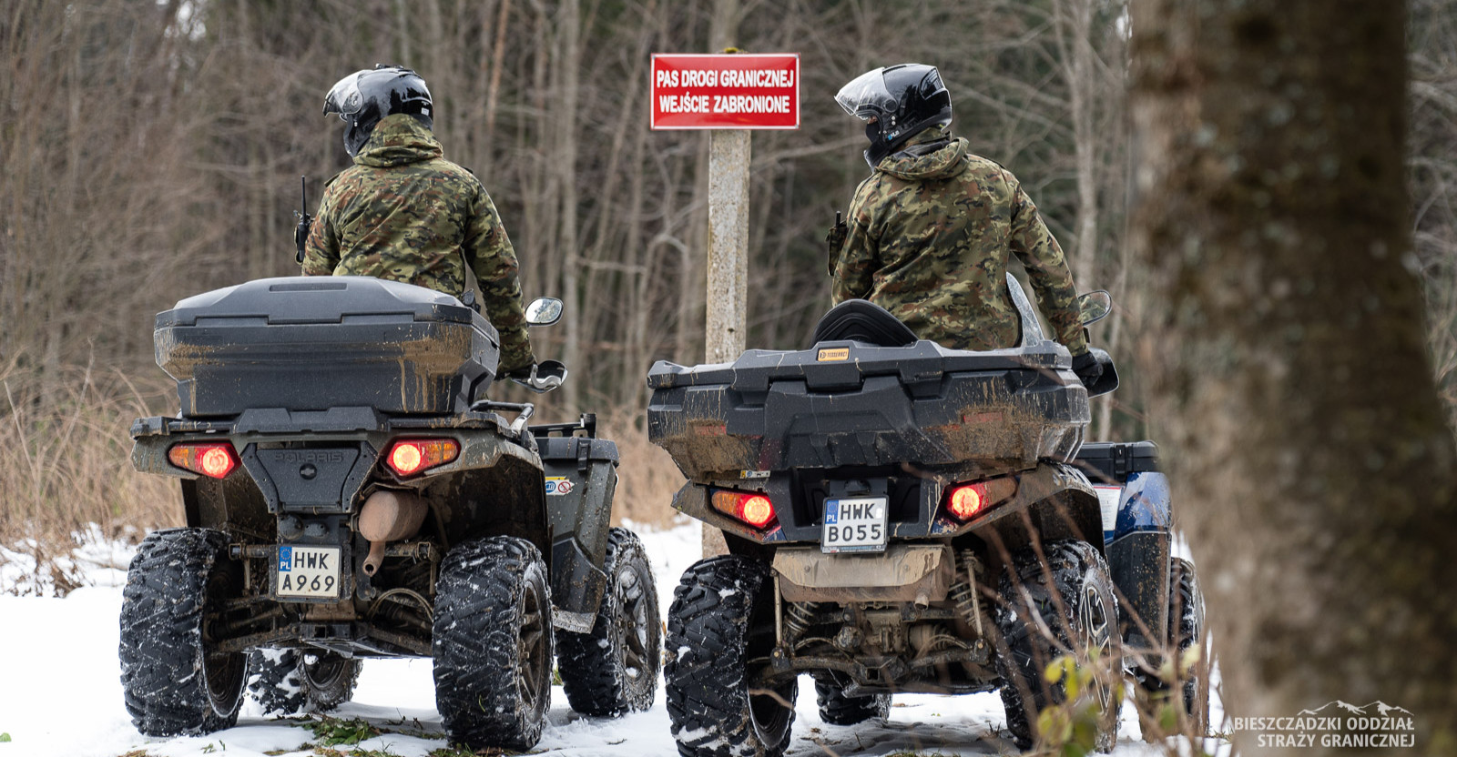 Nielegalne przekroczenie granicy w Bieszczadach. Straż Graniczna zatrzymała dwóch obywateli Ukrainy