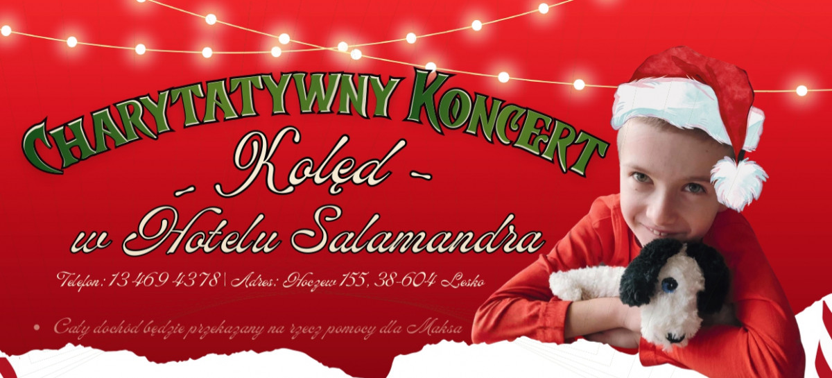 Świąteczna pomoc w rytmie kolęd. Charytatywny koncert dla Maksa Tockiego