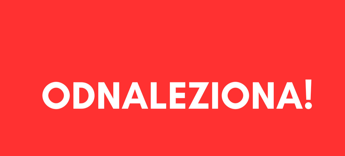 [AKTUALIZACJA] Zaginiona 14-latka została odnaleziona. Szczęśliwy finał poszukiwań