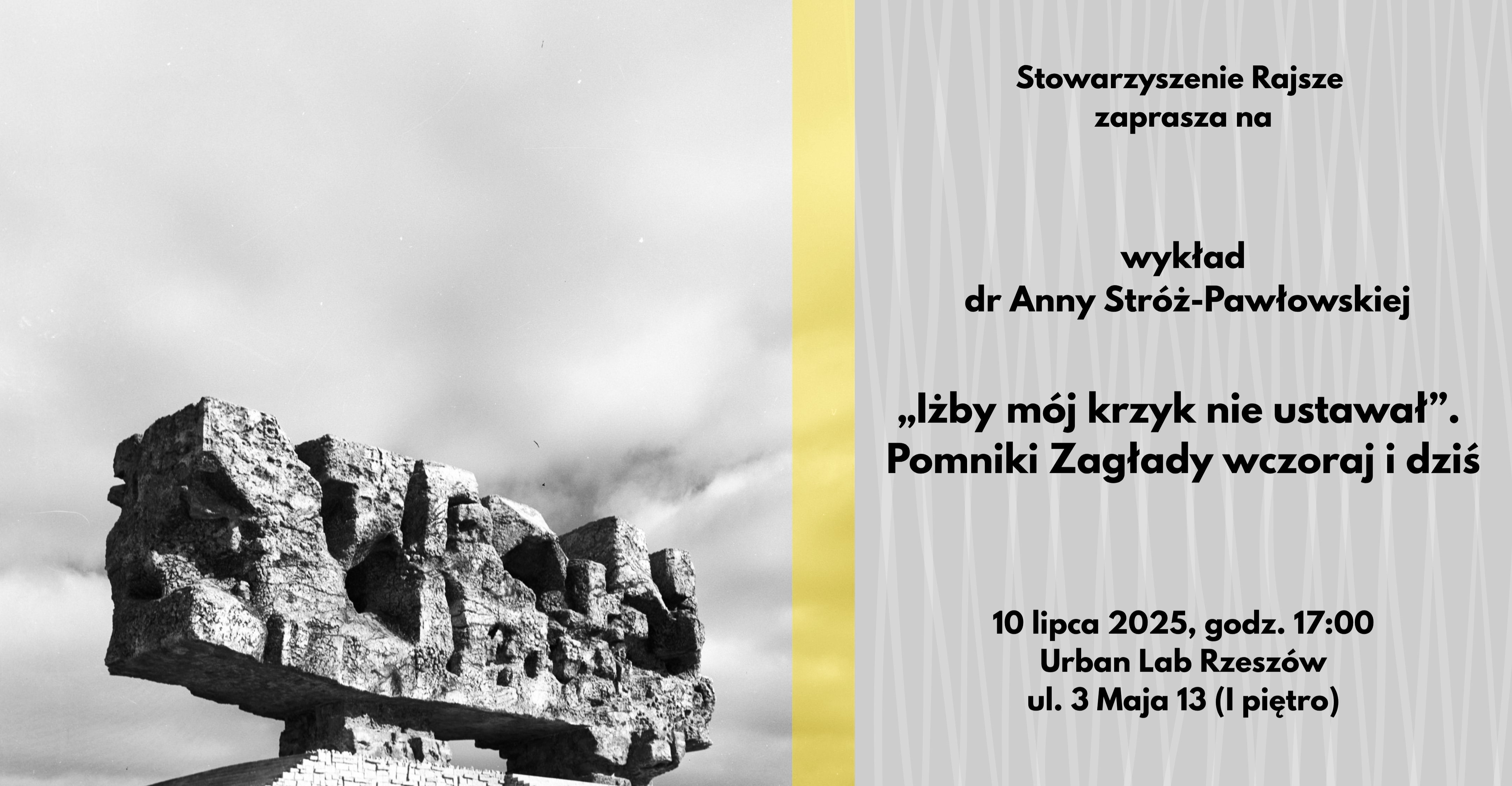 W hołdzie Żydom Rzeszowa – Marsz i wykład pamięci