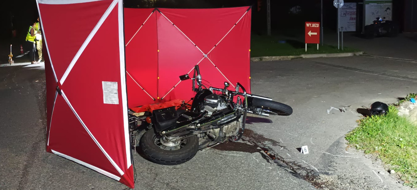 Tragedia w Czarnej Górnej. Nie zyje młody motocyklista (FOTO)