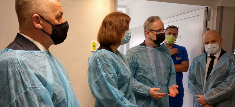 Minister zdrowia z wizytą w Szpitalu Miejskim w Rzeszowie (FOTO)