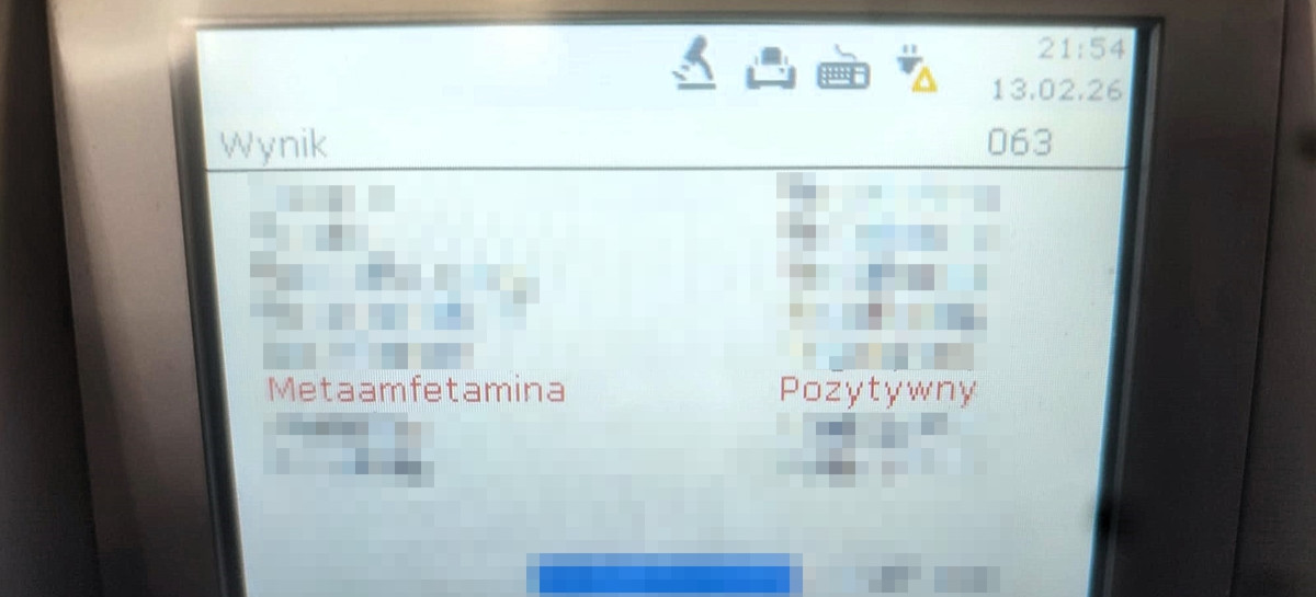 32-latek zatrzymany bez prawa jazdy i pod wpływem metamfetaminy