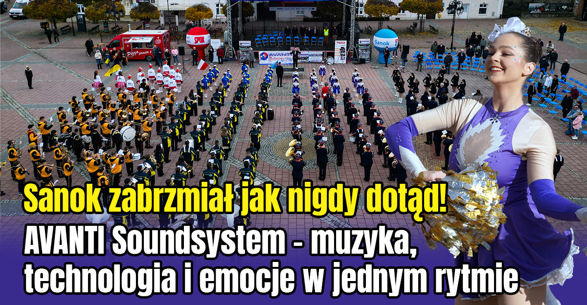 Sanok zabrzmiał nową energią. AVANTI Soundsystem połączył tradycję i nowoczesność [VIDEO, ZDJĘCIA]