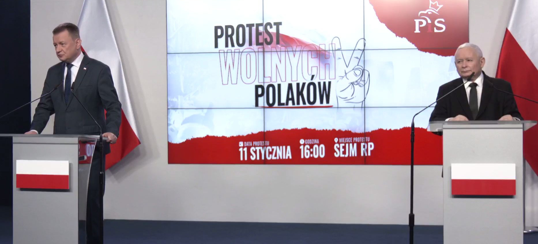 11 stycznia w Warszawie. Protest wolnych Polaków! (VIDEO)
