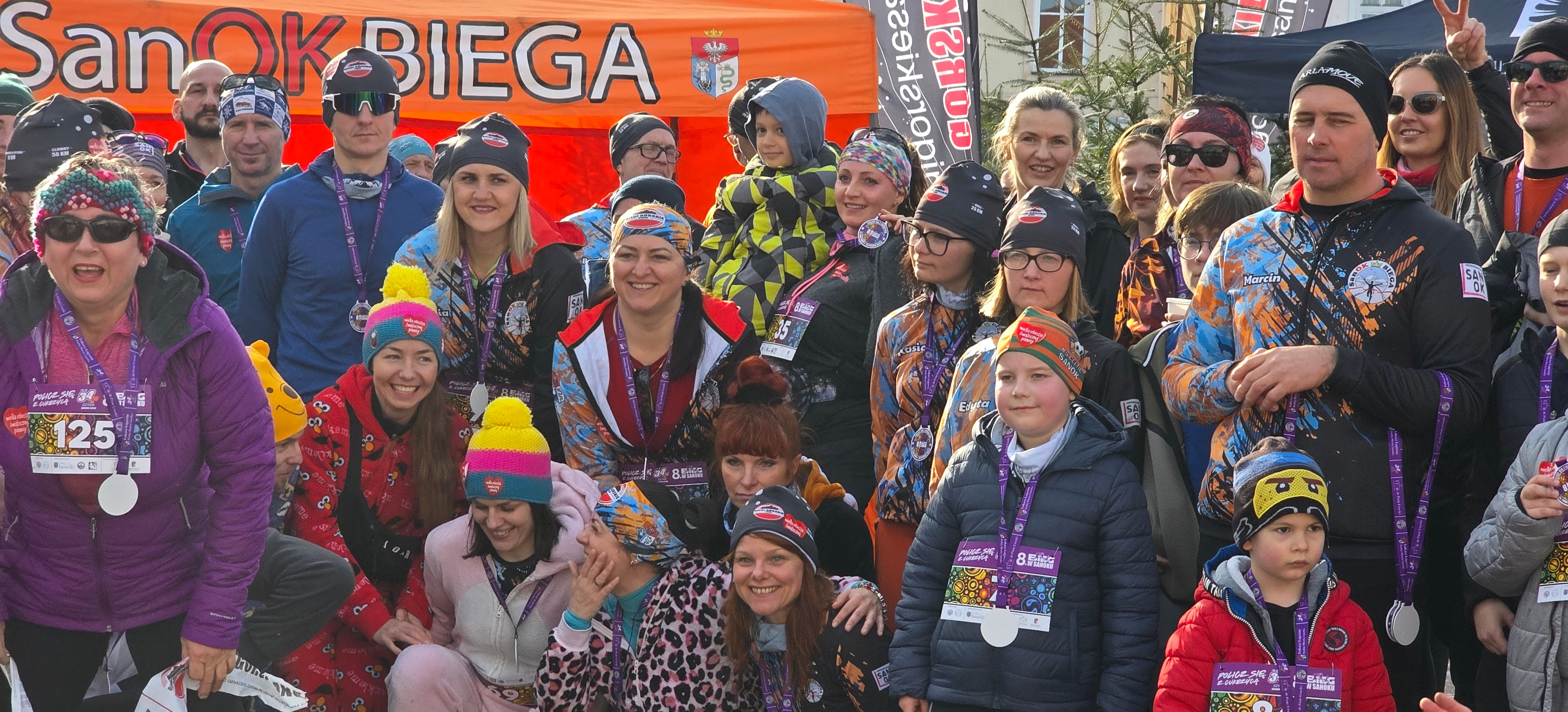 Finał WOŚP w Sanoku! Bieg „Policz się z cukrzycą” [VIDEO, ZDJĘCIA]